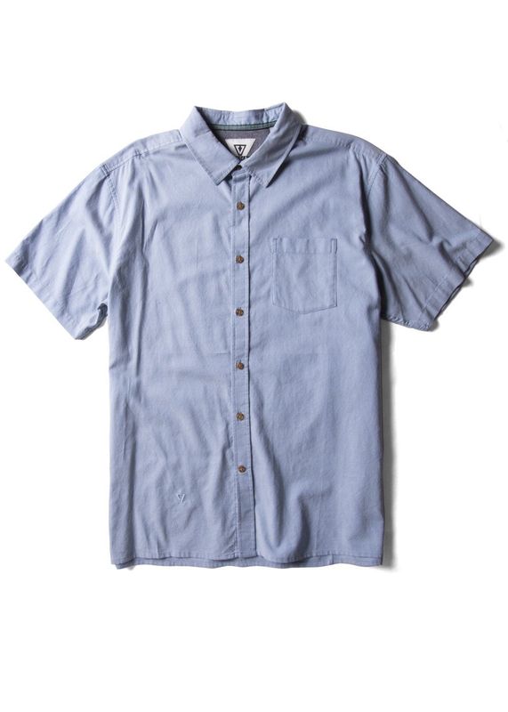 THE BOX ECO SS SHIRT - BLUE