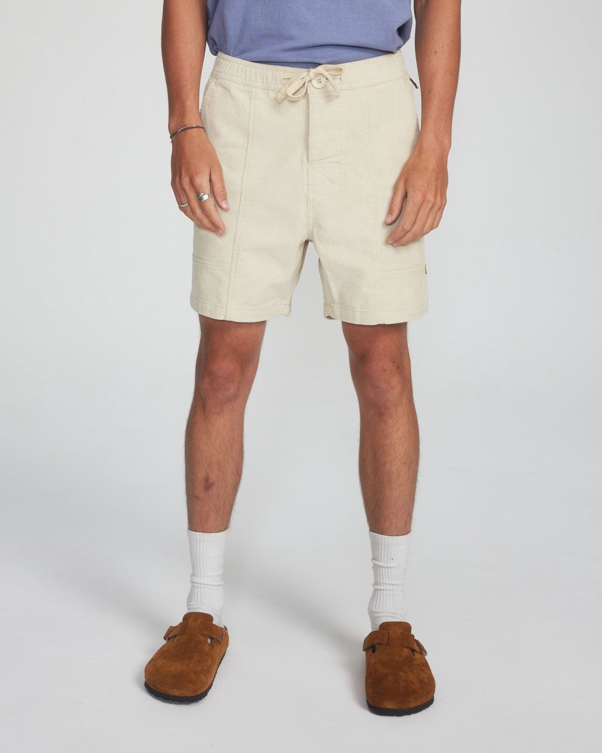 ALL DAY CORD SHORT - ECRU