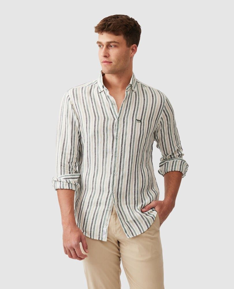 GIMMERBURN SPORTS FIT SHIRT - LEAF
