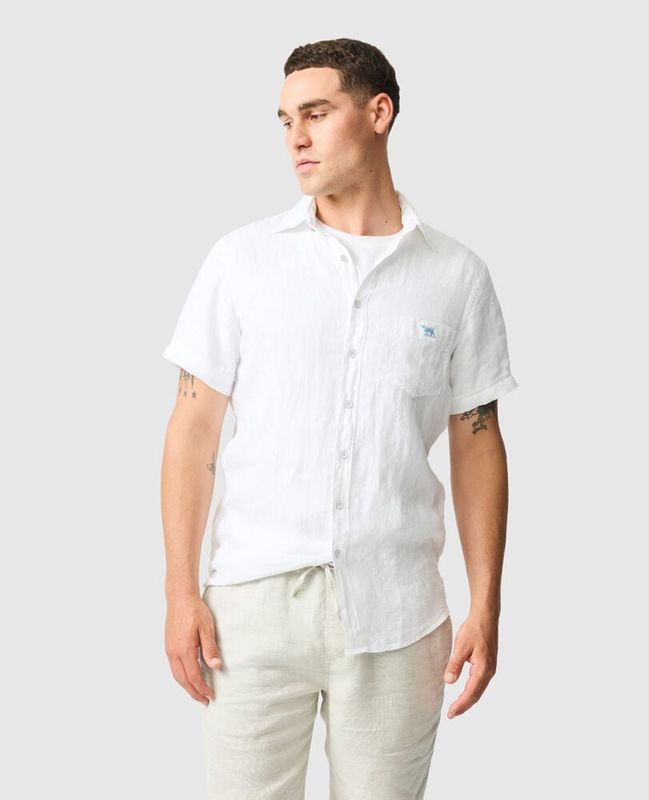 CATHEDRAL COVE SPORTS FIT SHIRT - SNOW