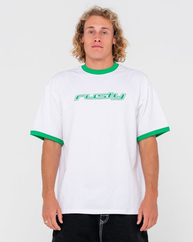 DEAD RINGER SHORT SLEEVE TEE -WHITE 2