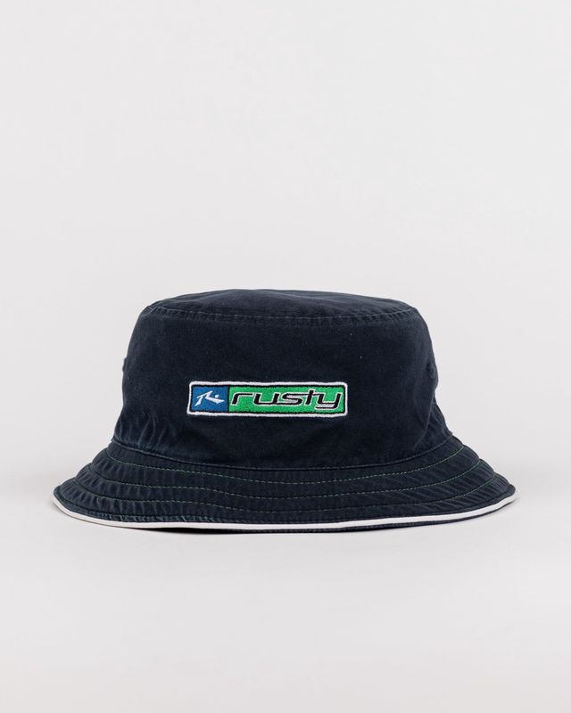 HI - VIS REVERSIBLE BUCKET HAT - NAVY BLUE