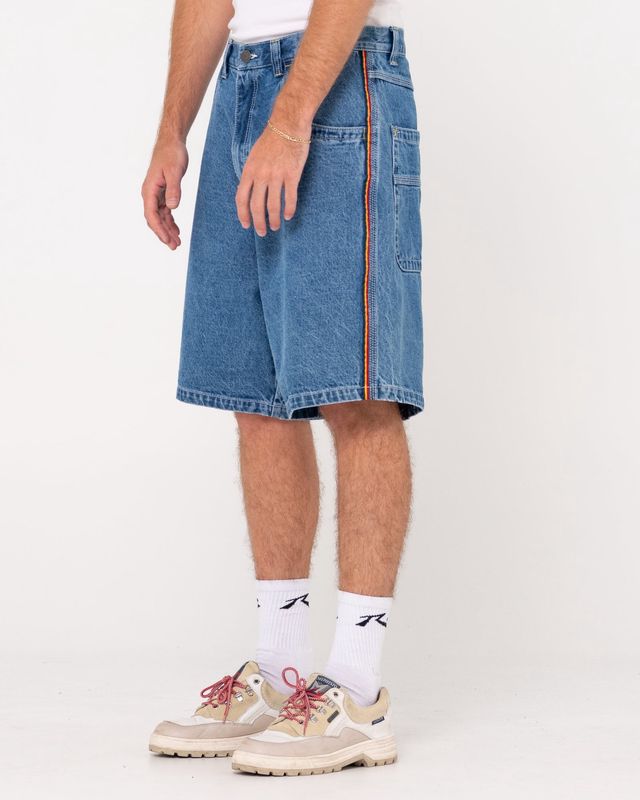 FLIP DADDY 2.0 JORT - MIDDY BLUE /RED GOLD