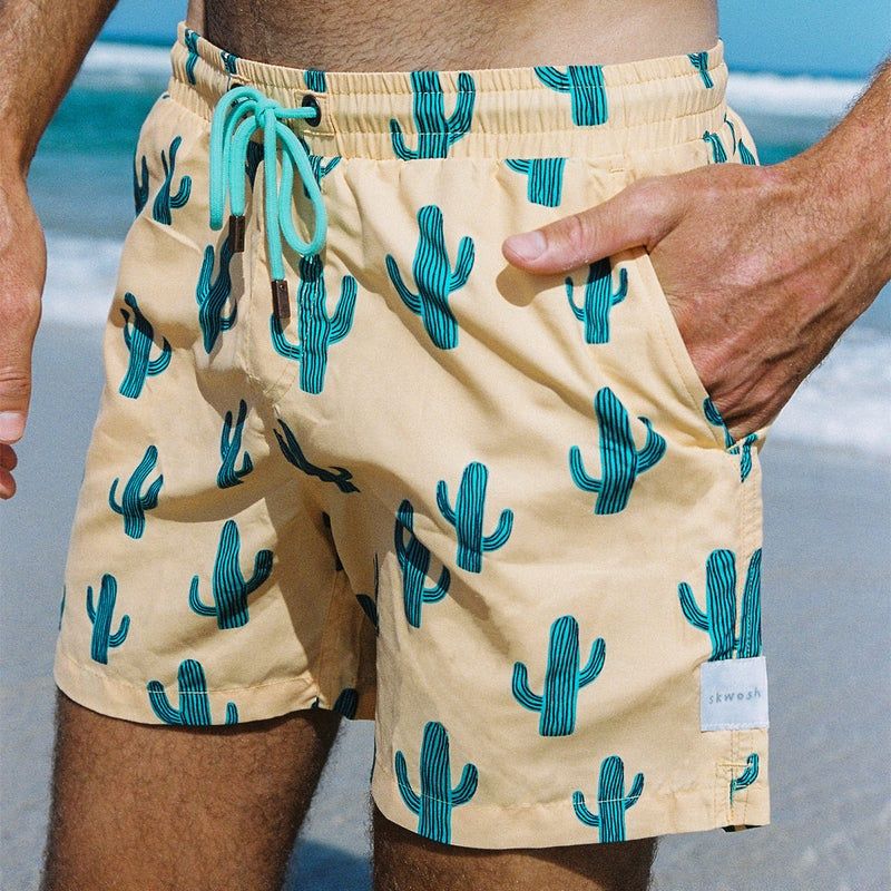 CACTUS JACK SHORTS - YELLOW
