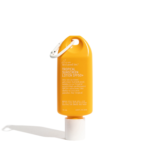 TROPICAL SUNSCREEN  SUNCREEN SPF 50 75ML KEYCHAIN