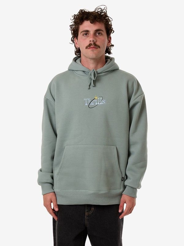 AMBIENT CONNECTION SLOUCH PULL ON HOOD - CHINOIS GREEN
