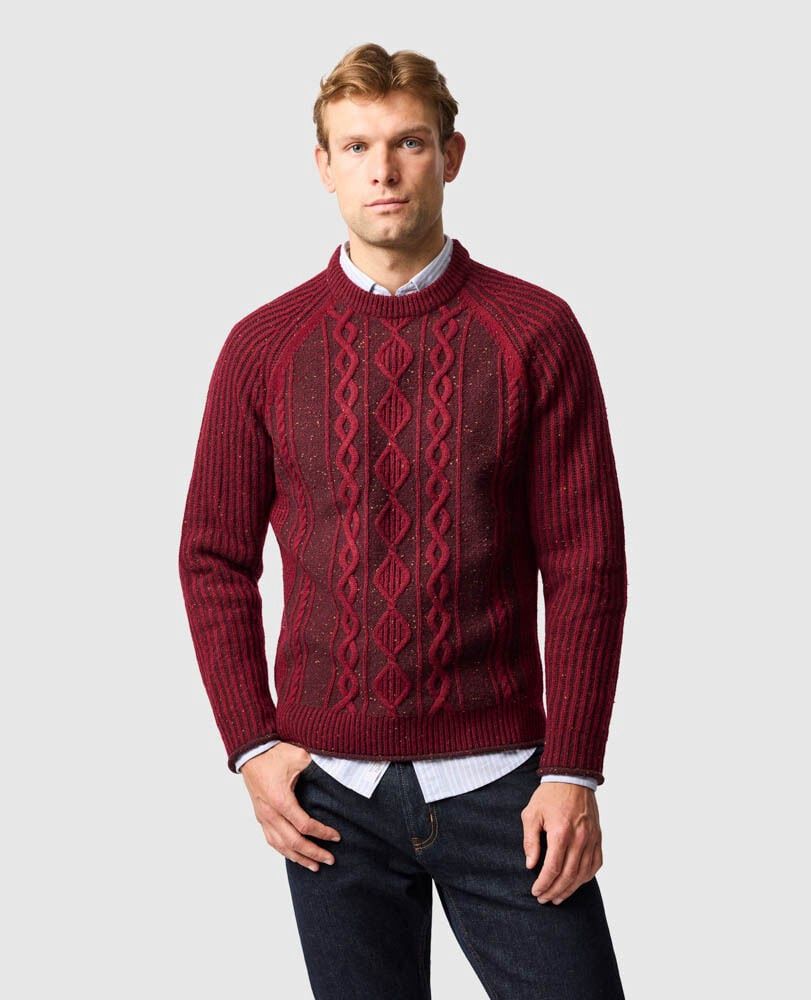 DOVES BAY KNIT - BURGUNDY