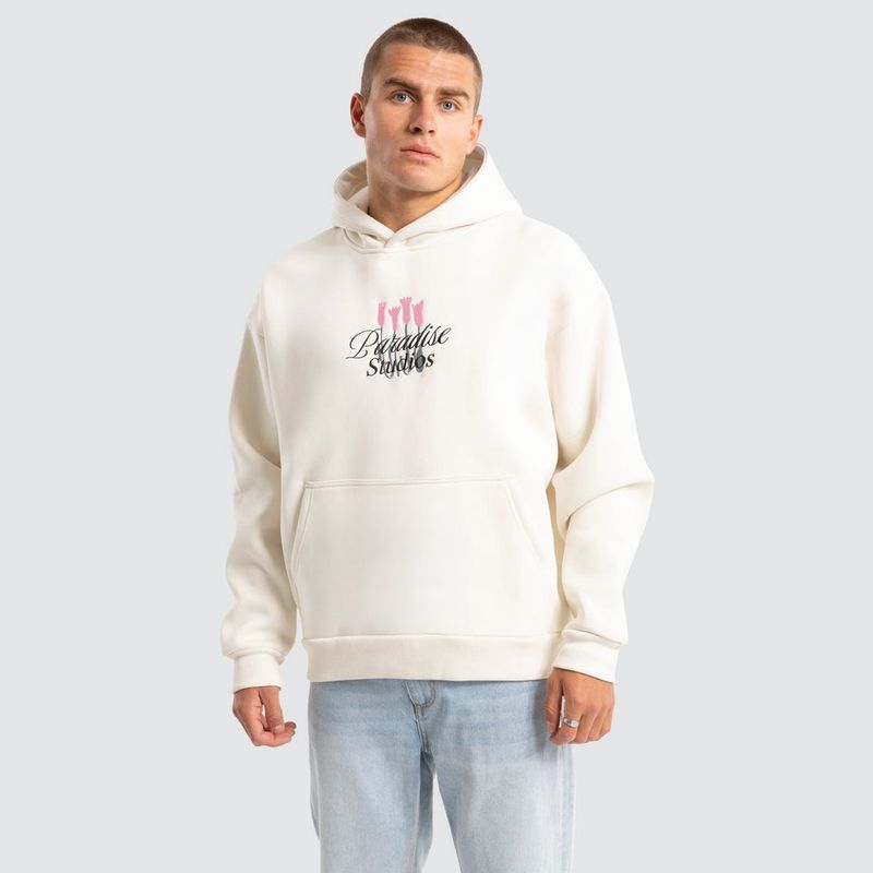 TULIP OVERSIZED HOODIE - TOFU