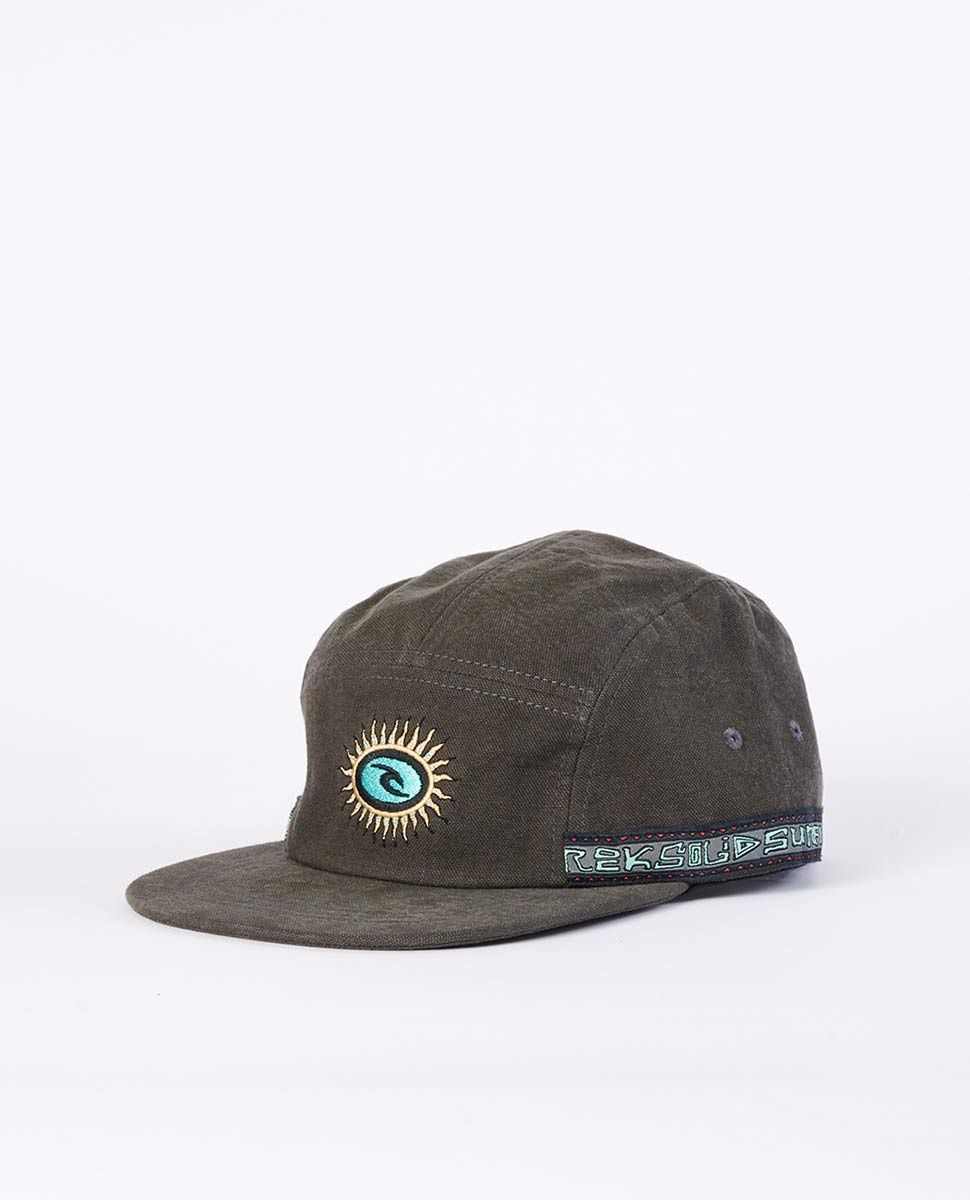 SOILD ROCK ADJUSTABLE CAP  - WASHED BLACK