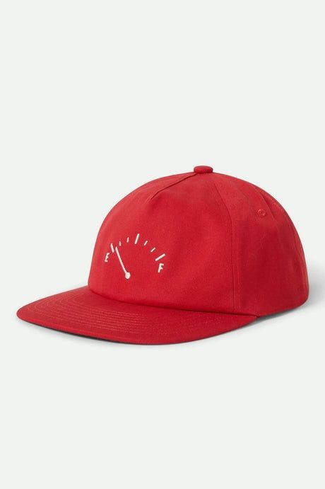 RUNNING ON EMPTY NP LP ADJ HAT - CRIMSON/WHITE