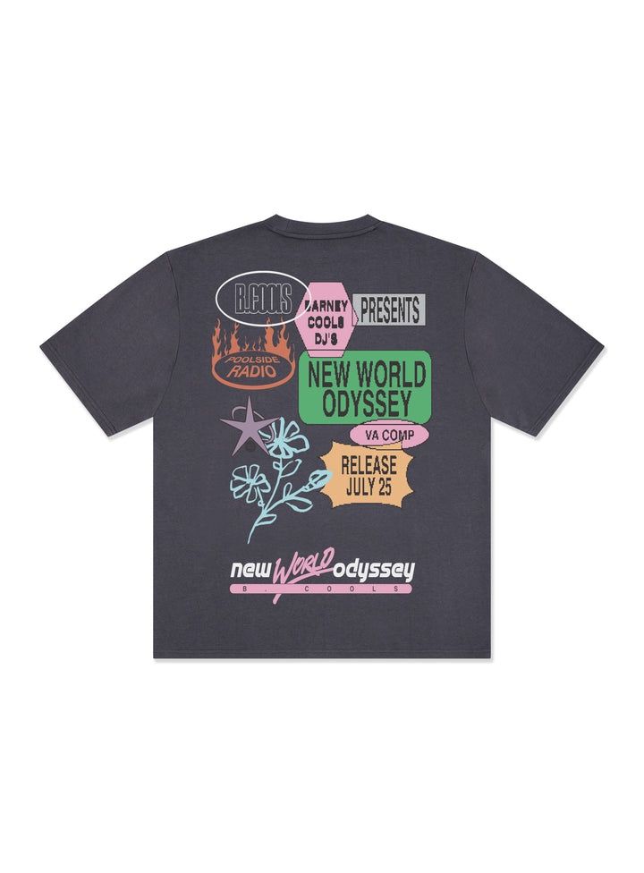 NWO TEE- WASHED BLACK