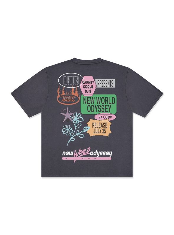 NWO TEE- WASHED BLACK