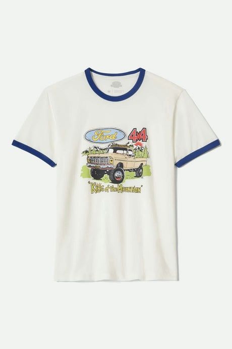 FORD KING OF THE MOUNTAN S/S RING - WIMBLETON WHITE