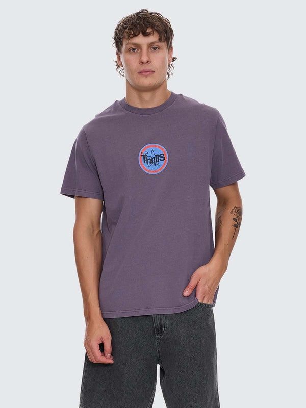 SUPER BLAST MERCH FIT TEE  -PURPLE ASH