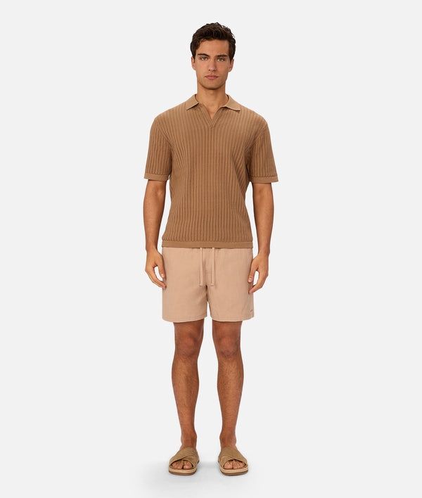 THE MALLORCA SHORT - LIGHT CARAMEL