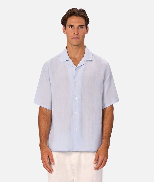 THE ST MARTINS S/S SHIRT - POWDER BLUE
