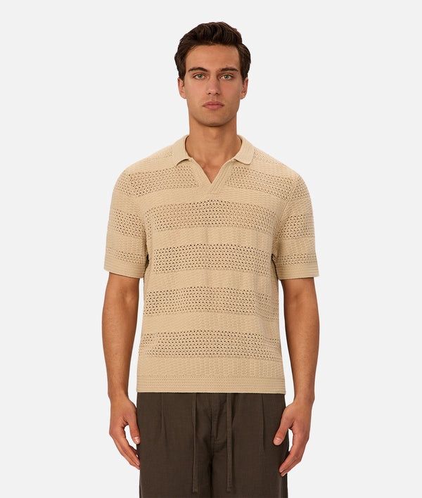 THE MENORCA SOLID POLO -DUNE