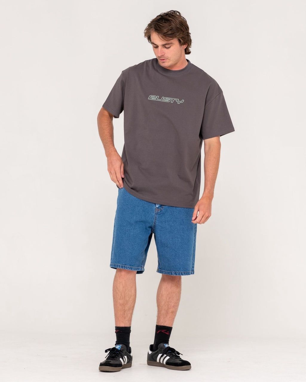 FLIP DADDY SHORT SLEEVE TEE - COAL