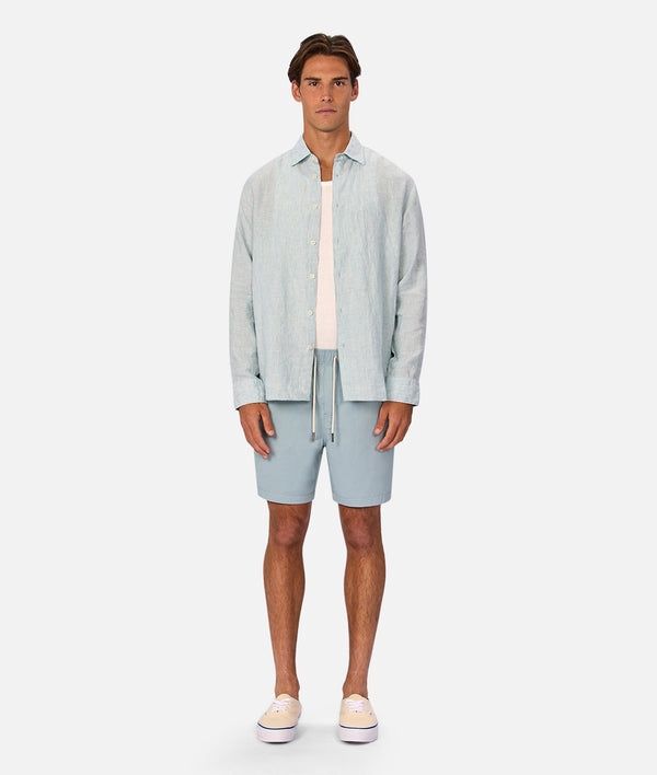 THE AZURE  SWIM SHORT - TIDE