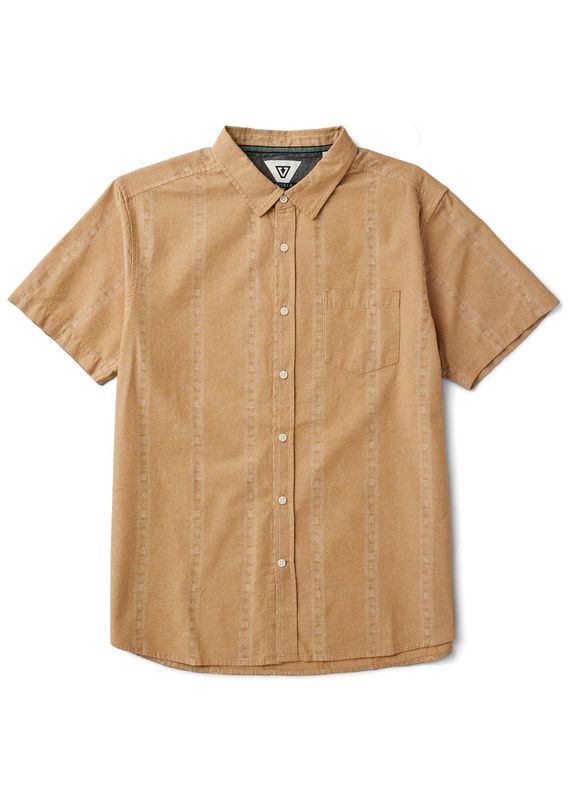 RUINS DOBBY ECO SS SHIRT - HUSK