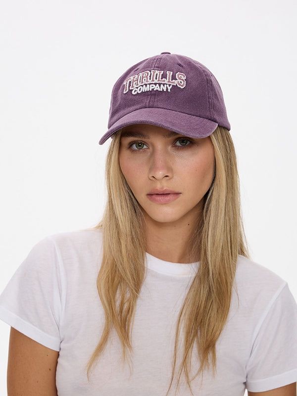 BREAK POINT 6 PANEL CAP - VINTAGE MAUVE