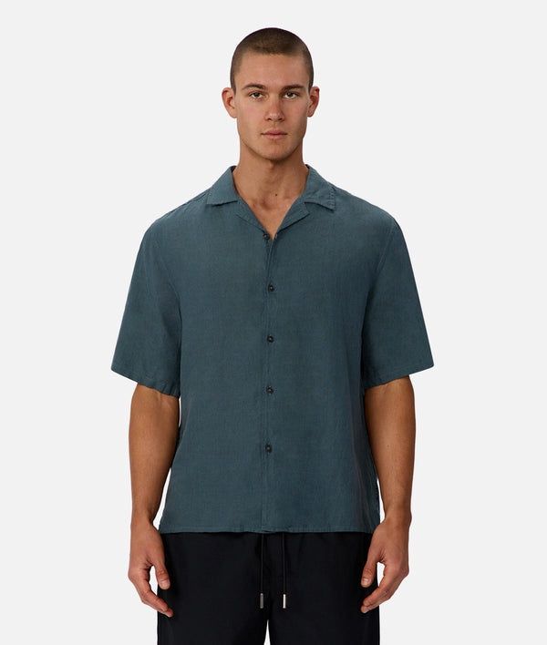 THE ST MARTINS S/S SHIRT -DEEP OCEAN
