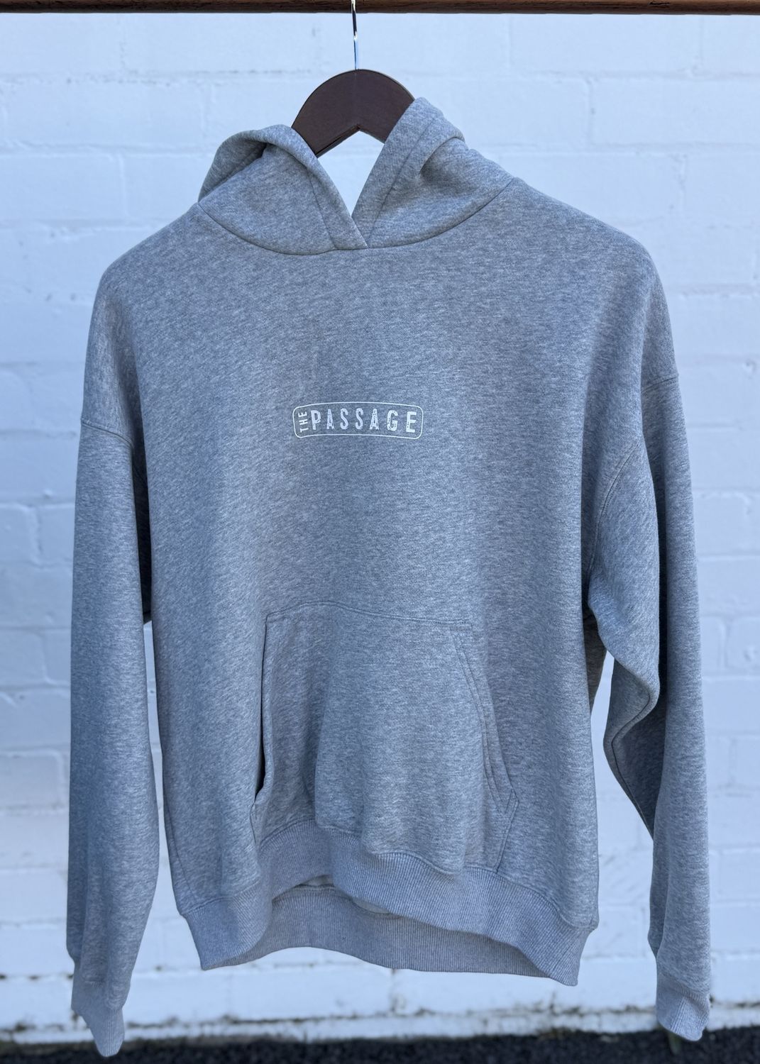 THE PASSAGE HOOD KIDS HOOD- GREY MARLE