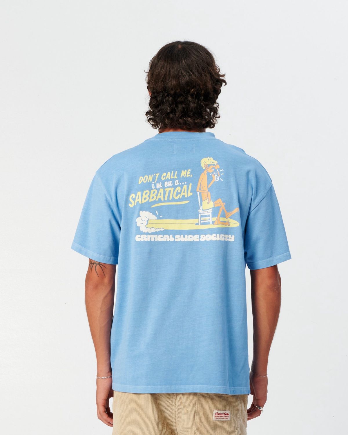 SABBATICAL TEE- POWDER BLUE
