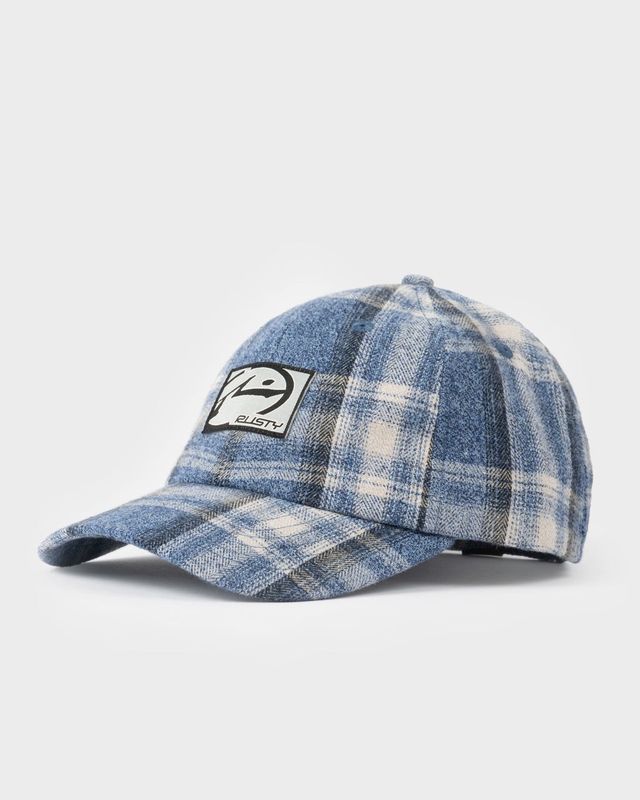 COBRA PLAID 6 PANEL CAP - ROYAL BLUE