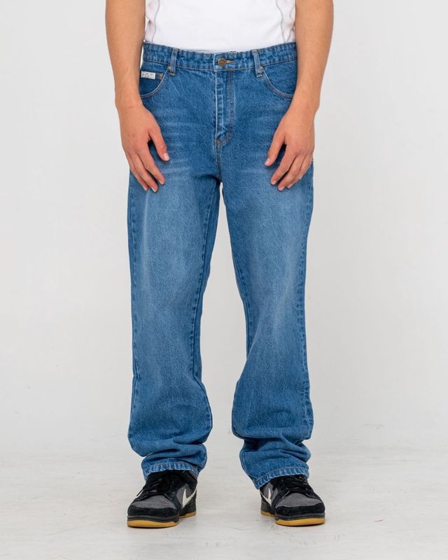 RAMONE JEAN - BLASTED MIDDY BLUE