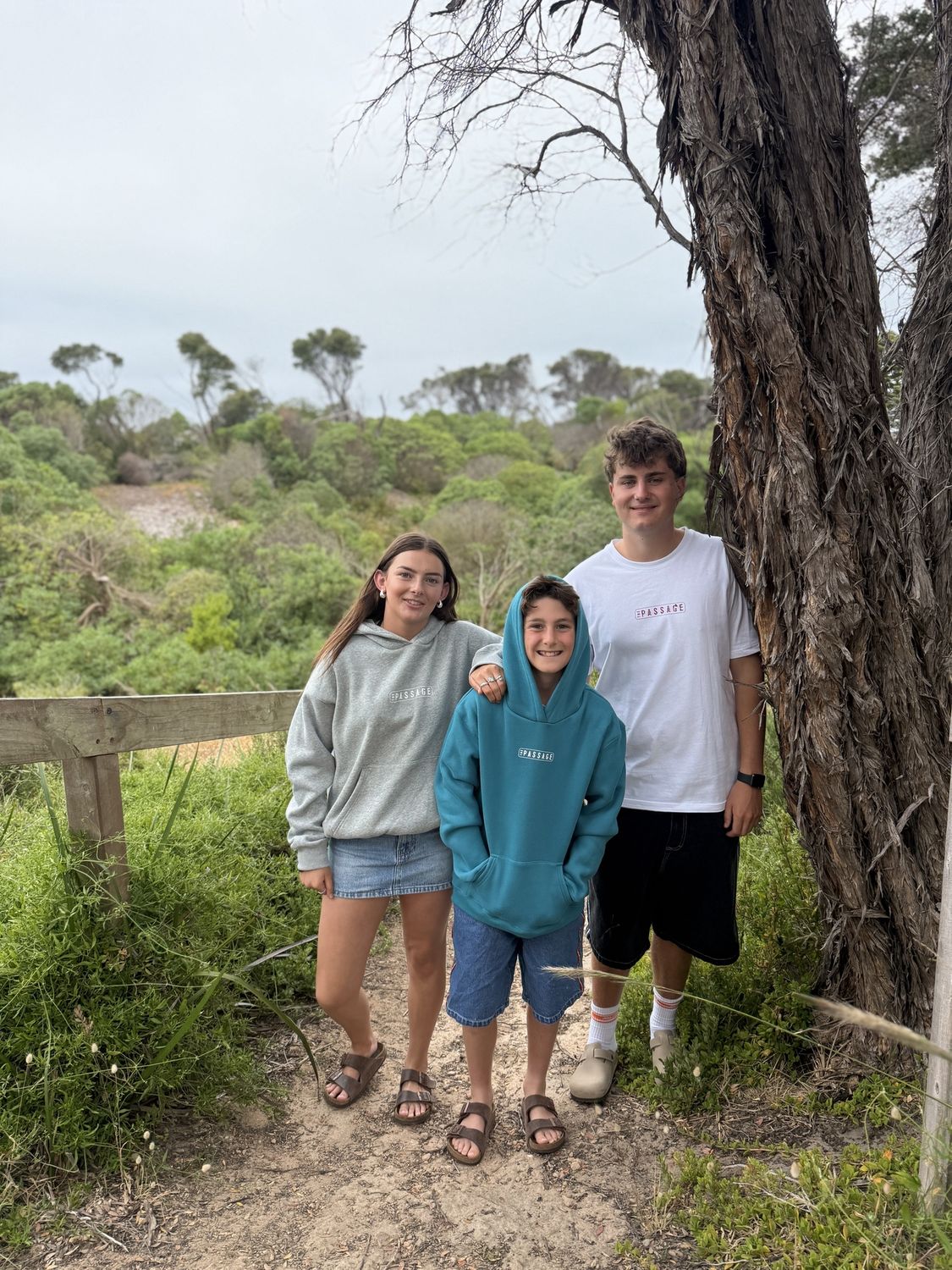 TEAL - THE PASSAGE HOOD KIDS HOOD