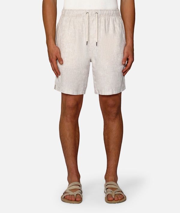 THE AGORA 2 LINEN SHORT - WHEAT