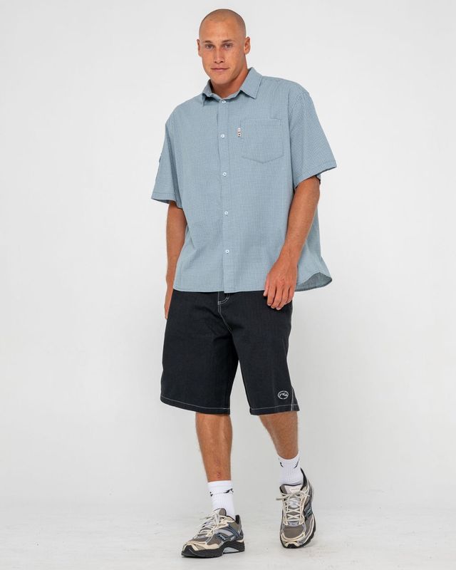 STASHA POCKET S/S SHIRT -CHINA BLUE