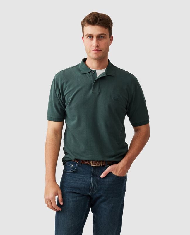 THE GUNN ORIGINAL FIT POLO - VINE