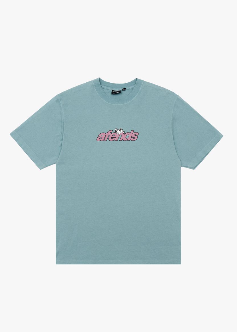 ANGEL BOY RETRO TEE - WASHED OVERCAST