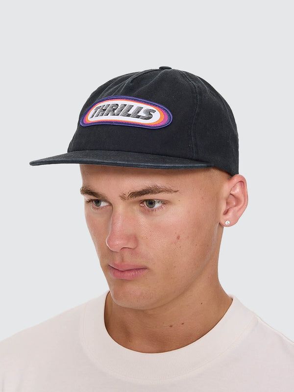 BUILT TO WIN 5 PANEL CAP - BLACK
