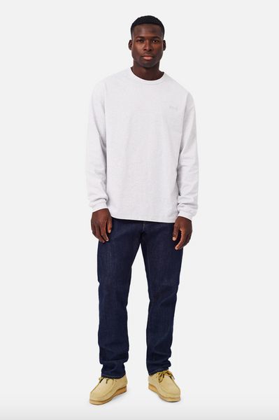 THE DEL SUR LONG SLEEVE TEE - NEW MARLE GREY