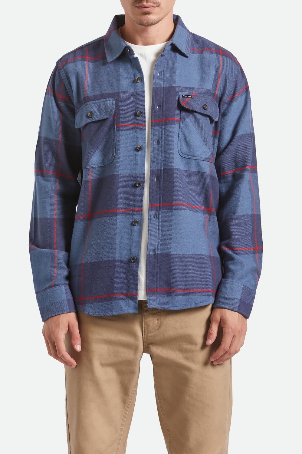 BOWERY FLANNEL - BERING SEA/MOOD/INDIGO/ADRENAL