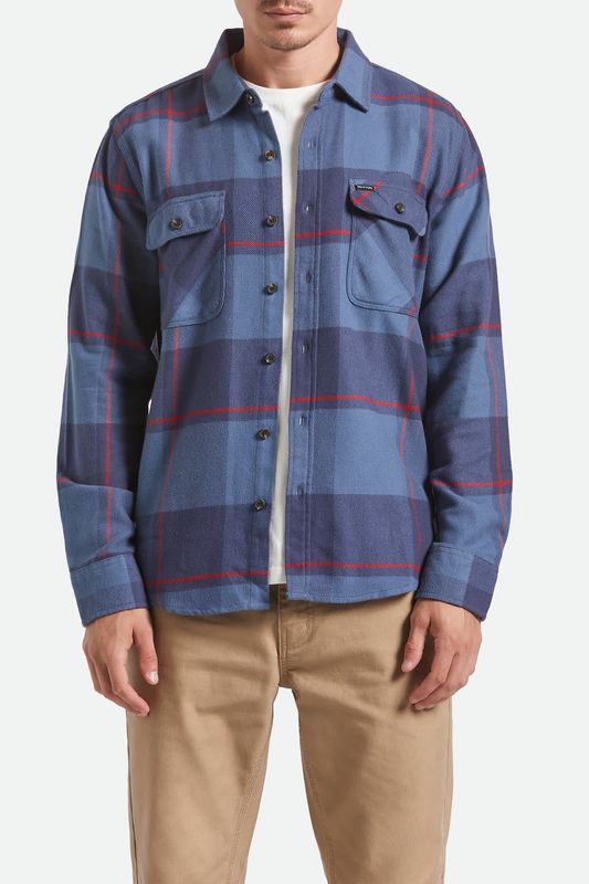 BOWERY FLANNEL - BERING SEA/MOOD/INDIGO/ADRENAL