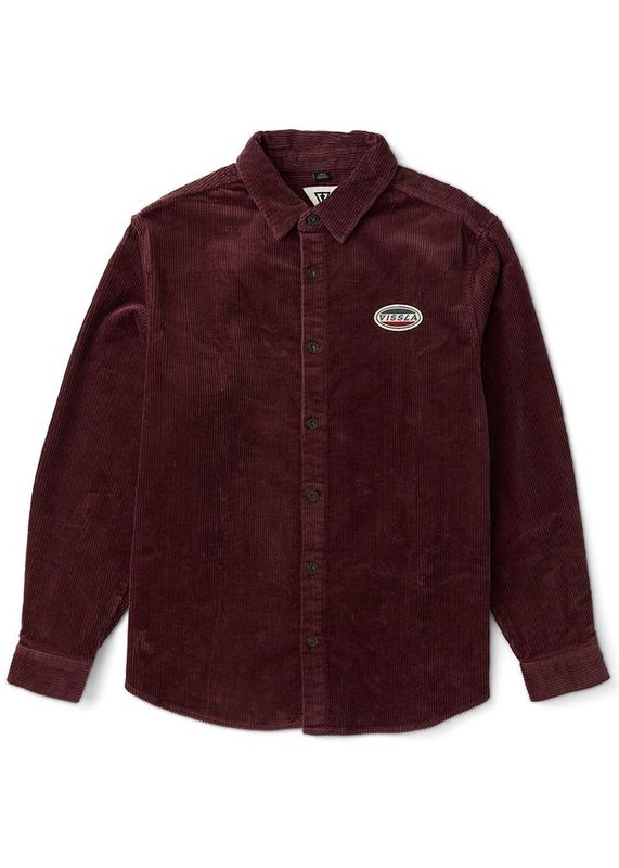BLINKER ORGANIC SHIRT - BURGUNDY