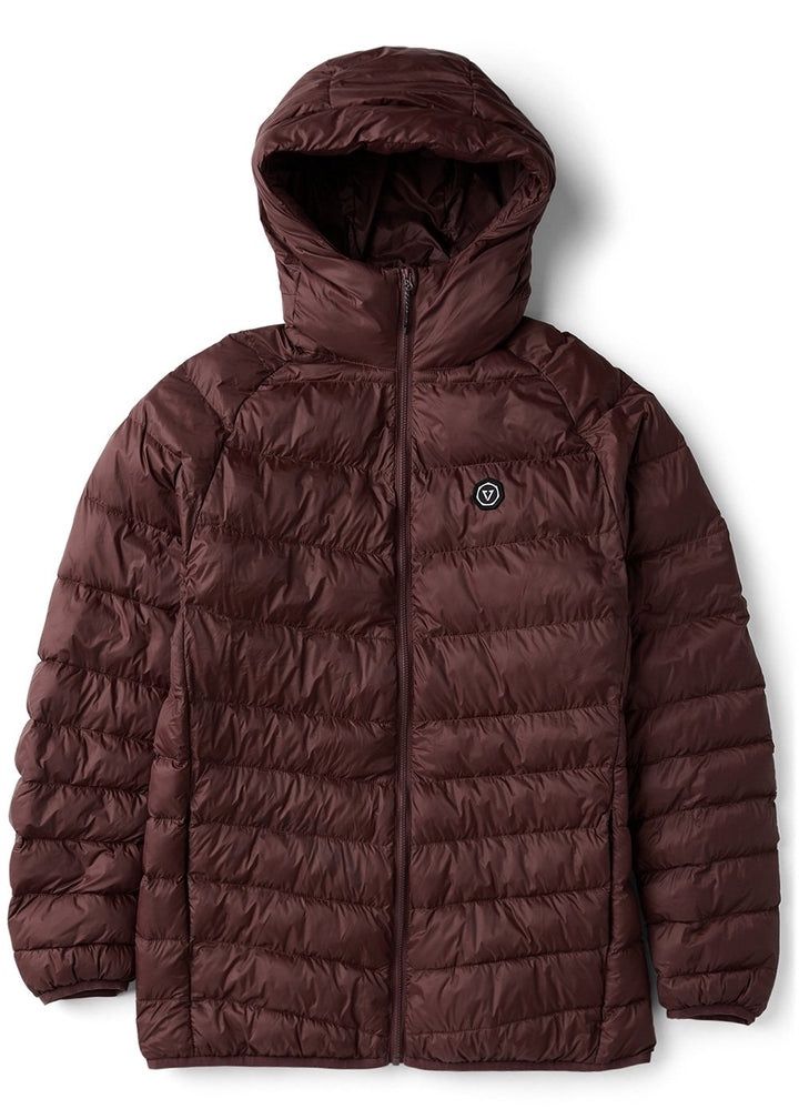 PACIFIC PACKABLE ECO PUFF JACKET - BRICK