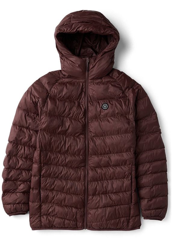 PACIFIC PACKABLE ECO PUFF JACKET - BRICK