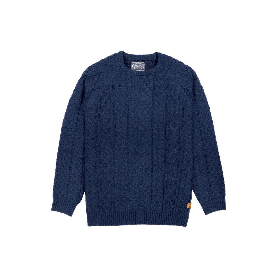 WILLIAM KNIT CREW NECK - DARK NAVAL