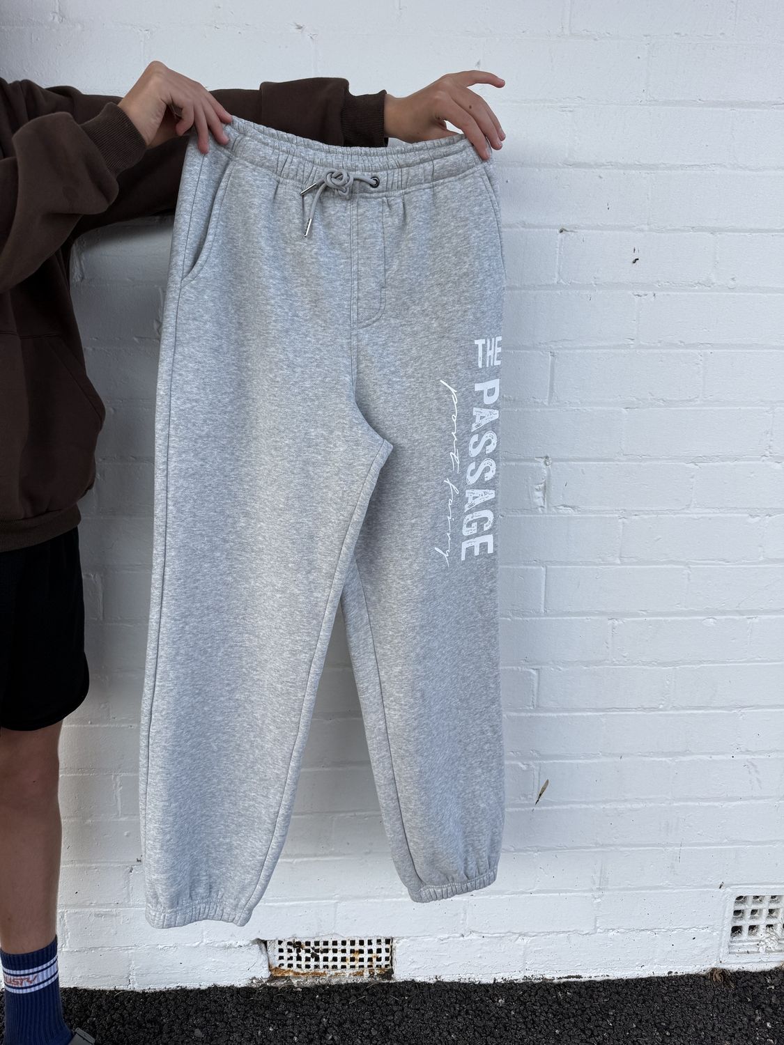 THE PASSAGE TRACK PANT - GREY MARLE