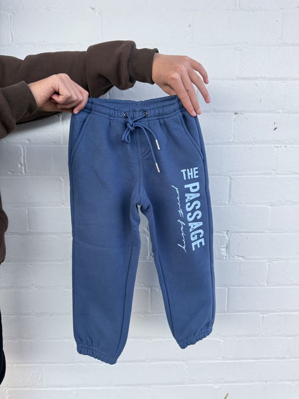 THE PASSAGE TRACK PANT  - CHILDS - SLATE BLUE