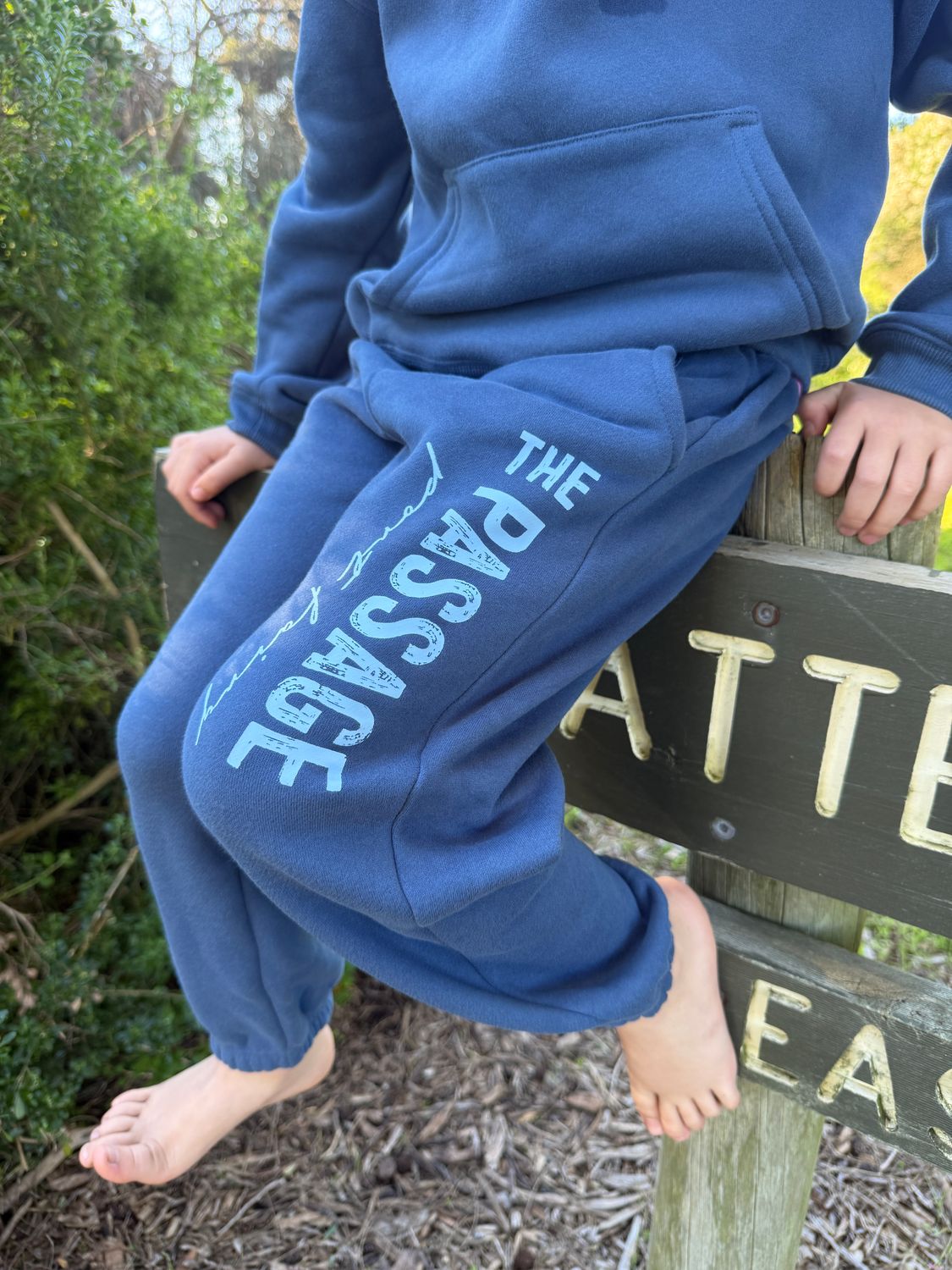 THE PASSAGE TRACK PANT  - CHILDS - SLATE BLUE