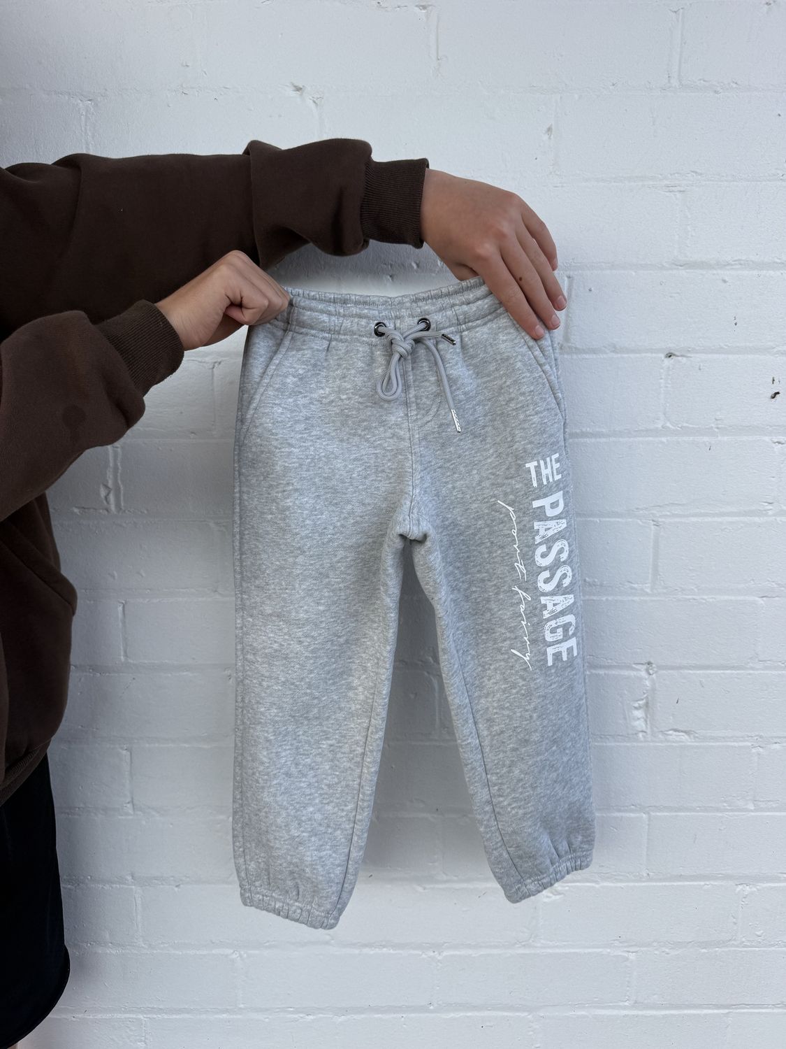 THE PASSAGE TRACK PANT - CHILDS - GREY MARLE