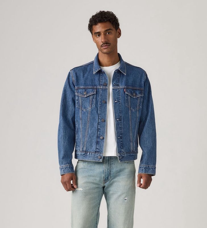 LEVI'S MEN'S TRUCKER JACKET - BERK NIGHT T