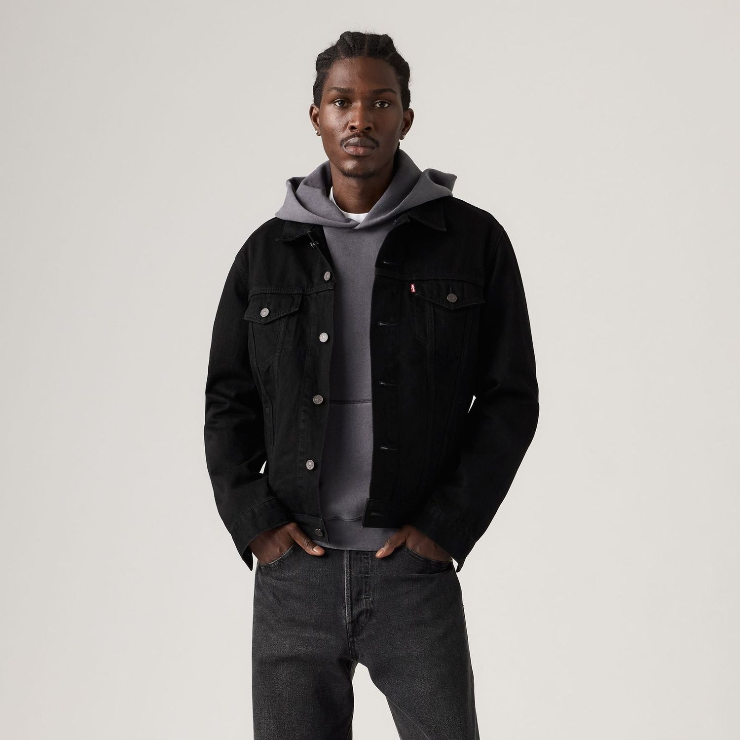 LEVI'S MEN'S TRUCKER JACKET - BERK NIGHT T