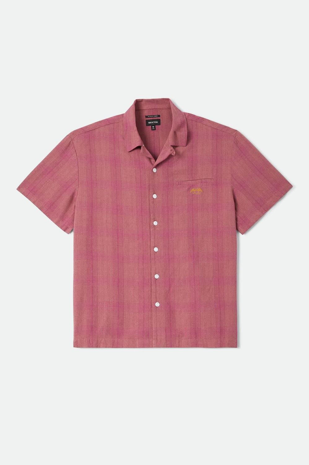 CENTURY S/S WOVEN - PINK SHADOW PLAID